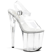 Load image into Gallery viewer, Pleaser FLAMINGO-808 Clear Platform Sandal