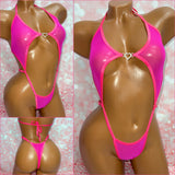 Hot Pink Mesh Diamond Slingshot