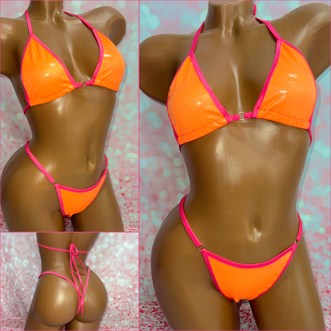 Neon Orange Bikini