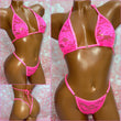 Neon Pink Lace Bikini