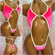 Pink Glitter Velvet Diamond Slingshot