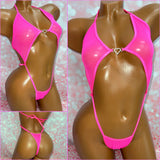 Sheer Mesh Diamond Slingshot - Multiple Colour Options
