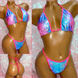 Pink & Blue Snake Bikini