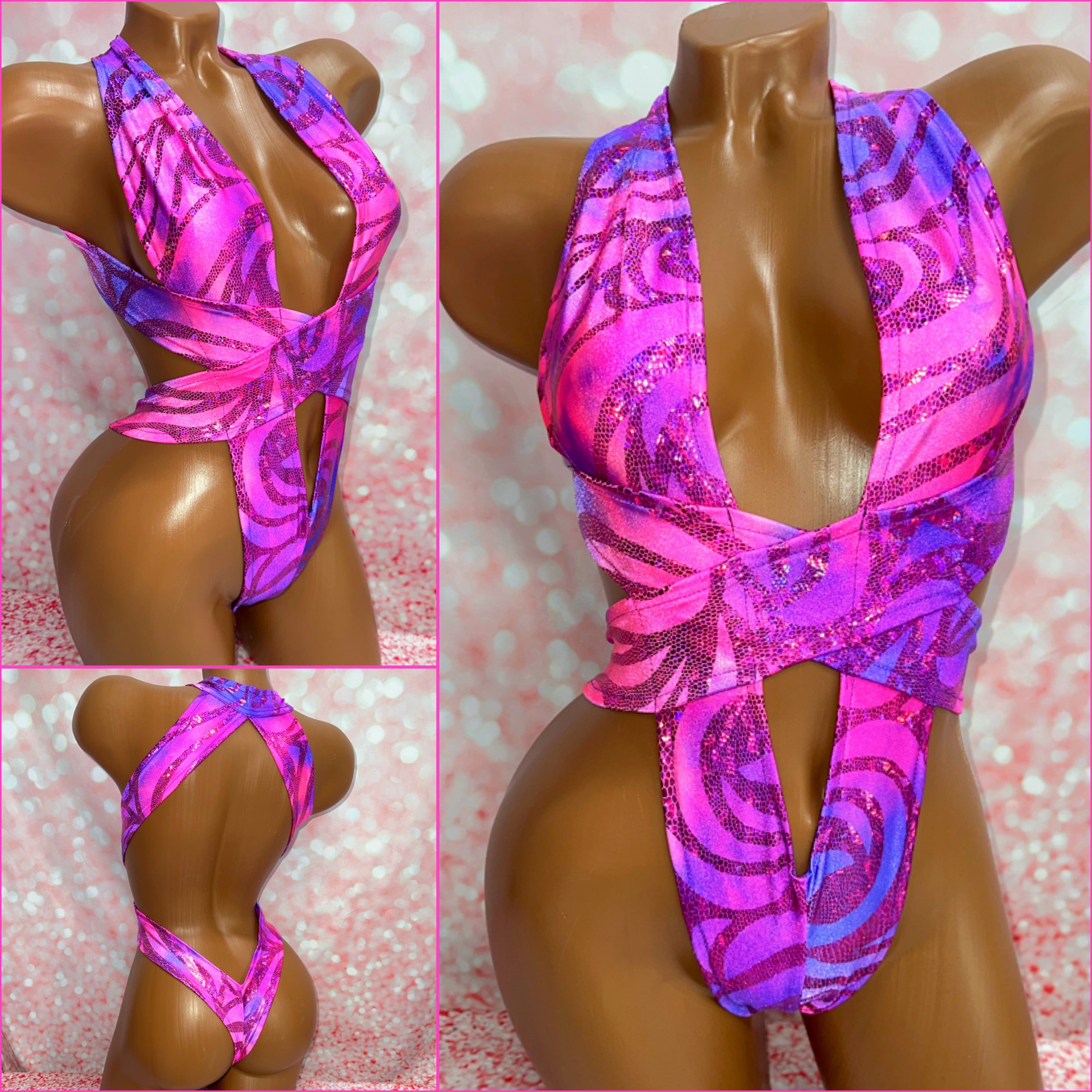Multi Colour Wrap Bodysuit