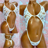 White Lace Diamond Slingshot