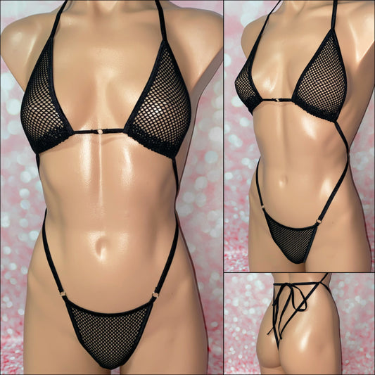 Fishnet Mesh Bikini