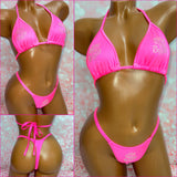 Cash Rules Bikini Pink