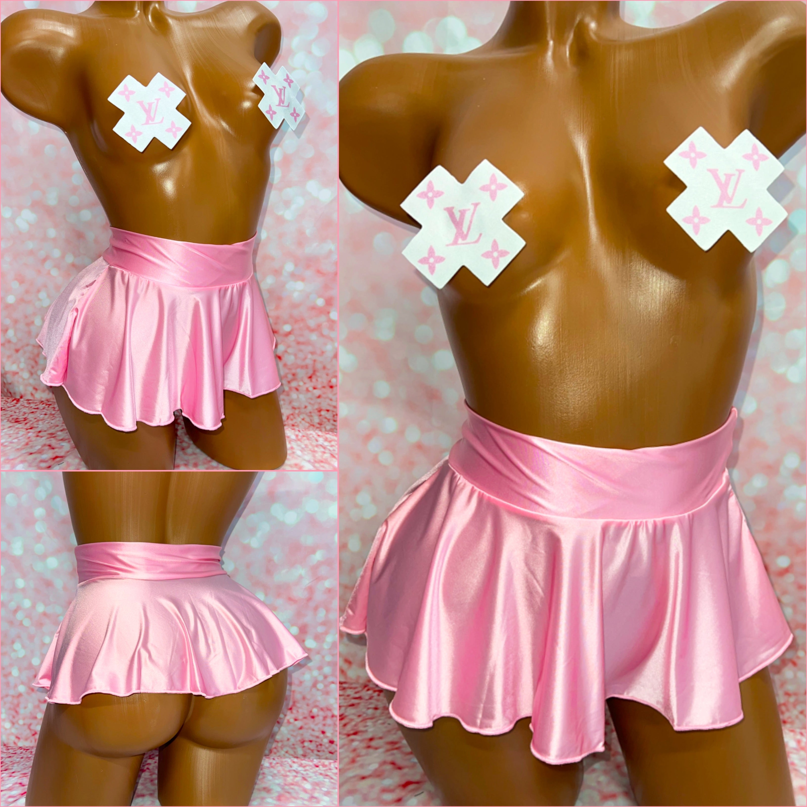 Baby Pink Mini Skirt