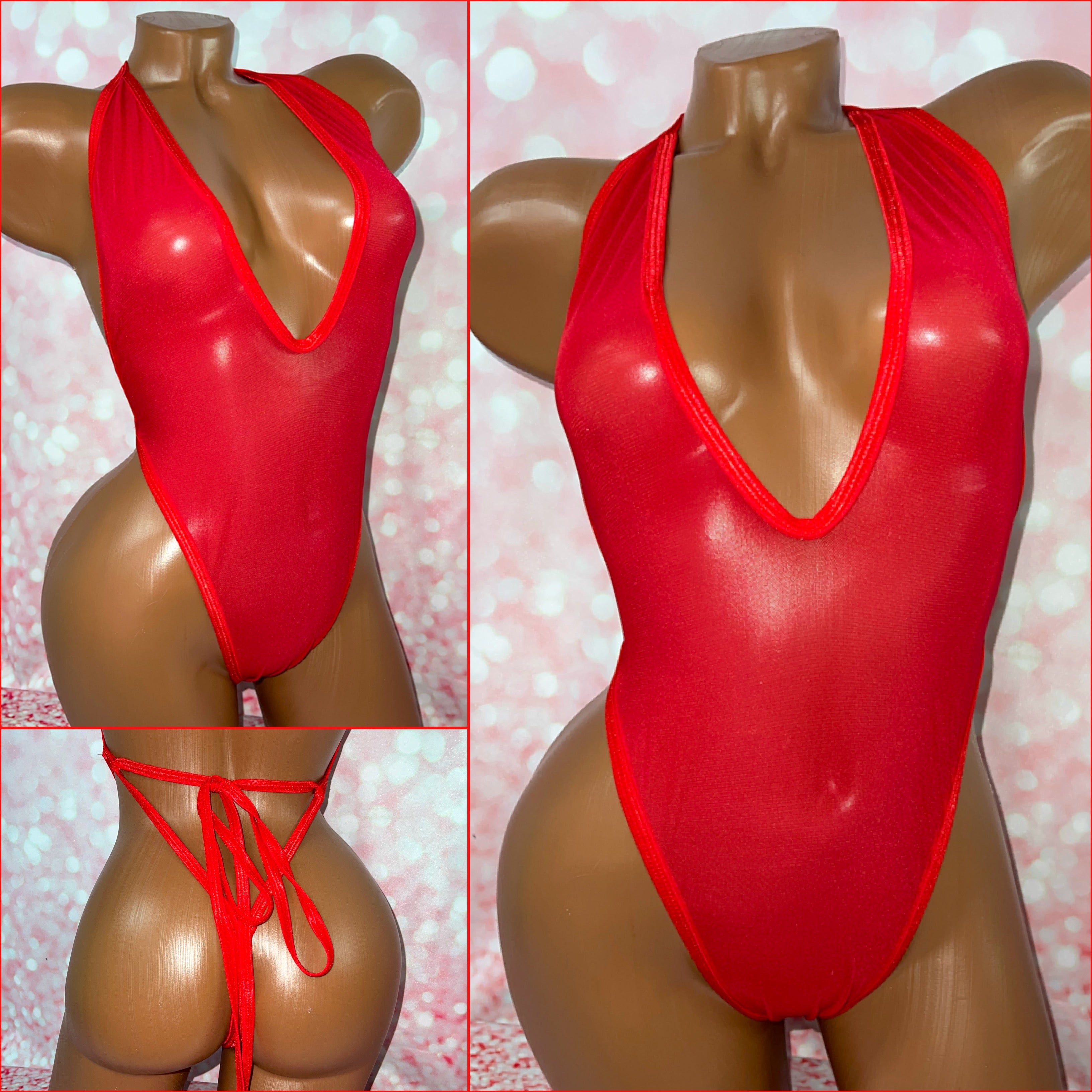 Sheer Mesh One Piece - Multiple Colour Options