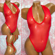 Red Mesh One Piece