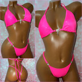 Metallic Lycra Bikini - Multiple Colour Options