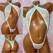 White Diamond Mesh Slingshot