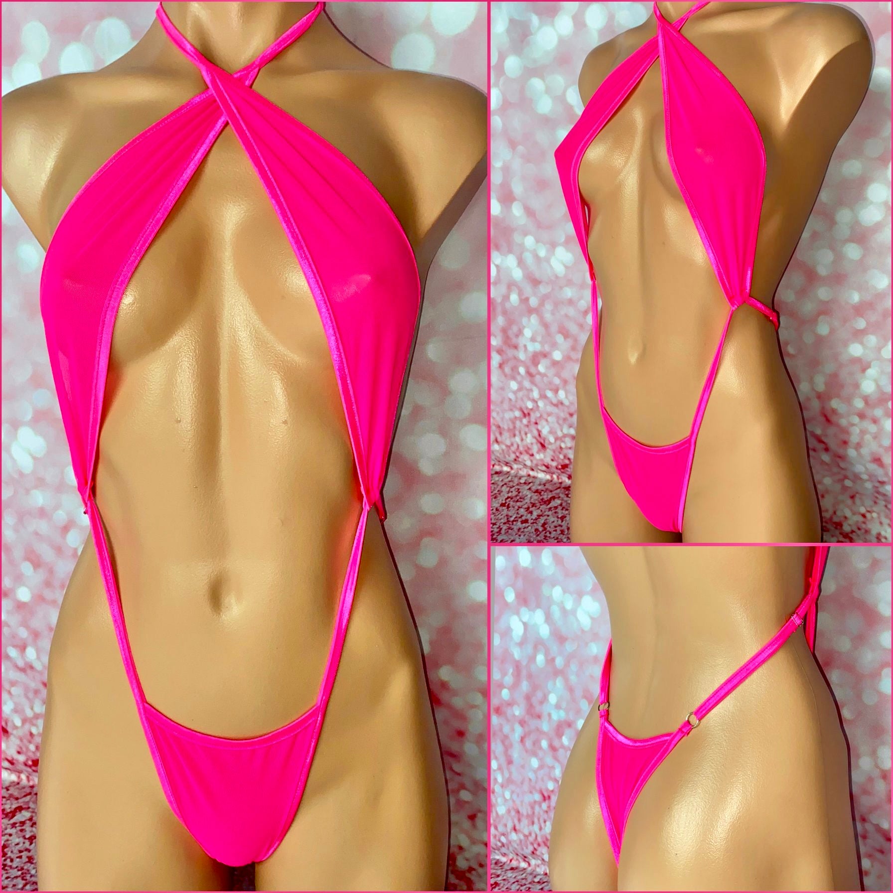 Sheer Mesh Slingshot - Multiple Colour Options