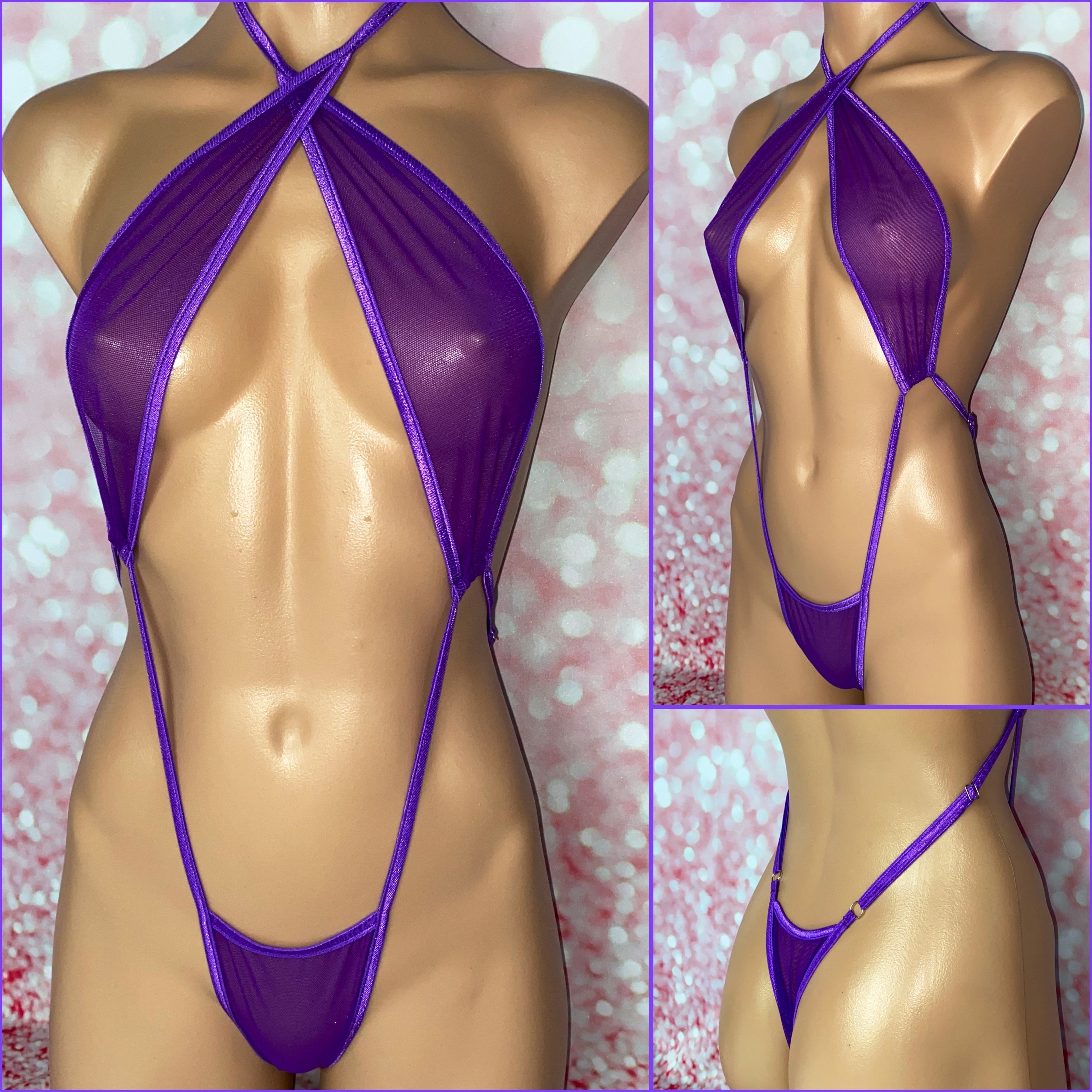 Sheer Mesh Slingshot - Multiple Colour Options