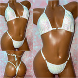White Sequin Bikini