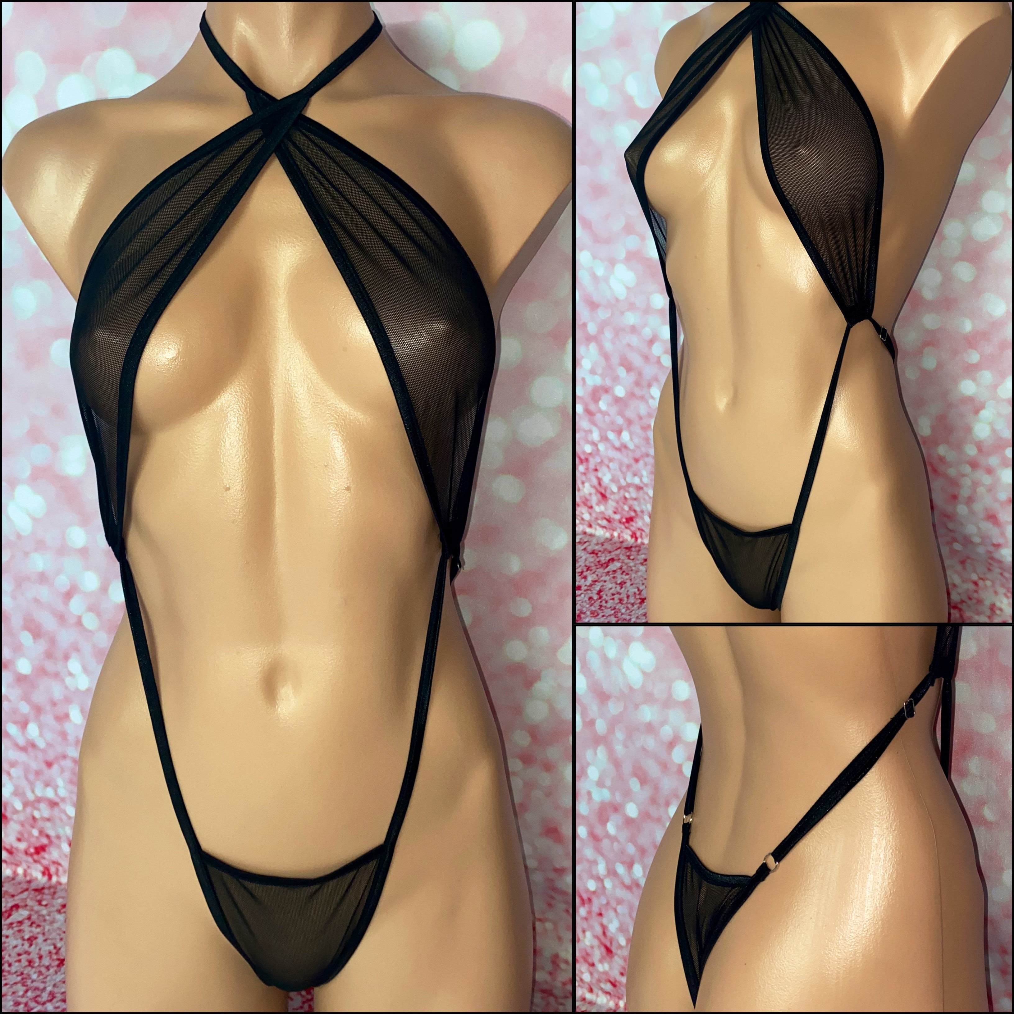 Sheer Mesh Slingshot - Multiple Colour Options