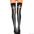 Gothic Cross Thigh Highs