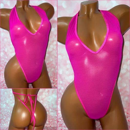 Sheer Mesh One Piece - Multiple Colour Options