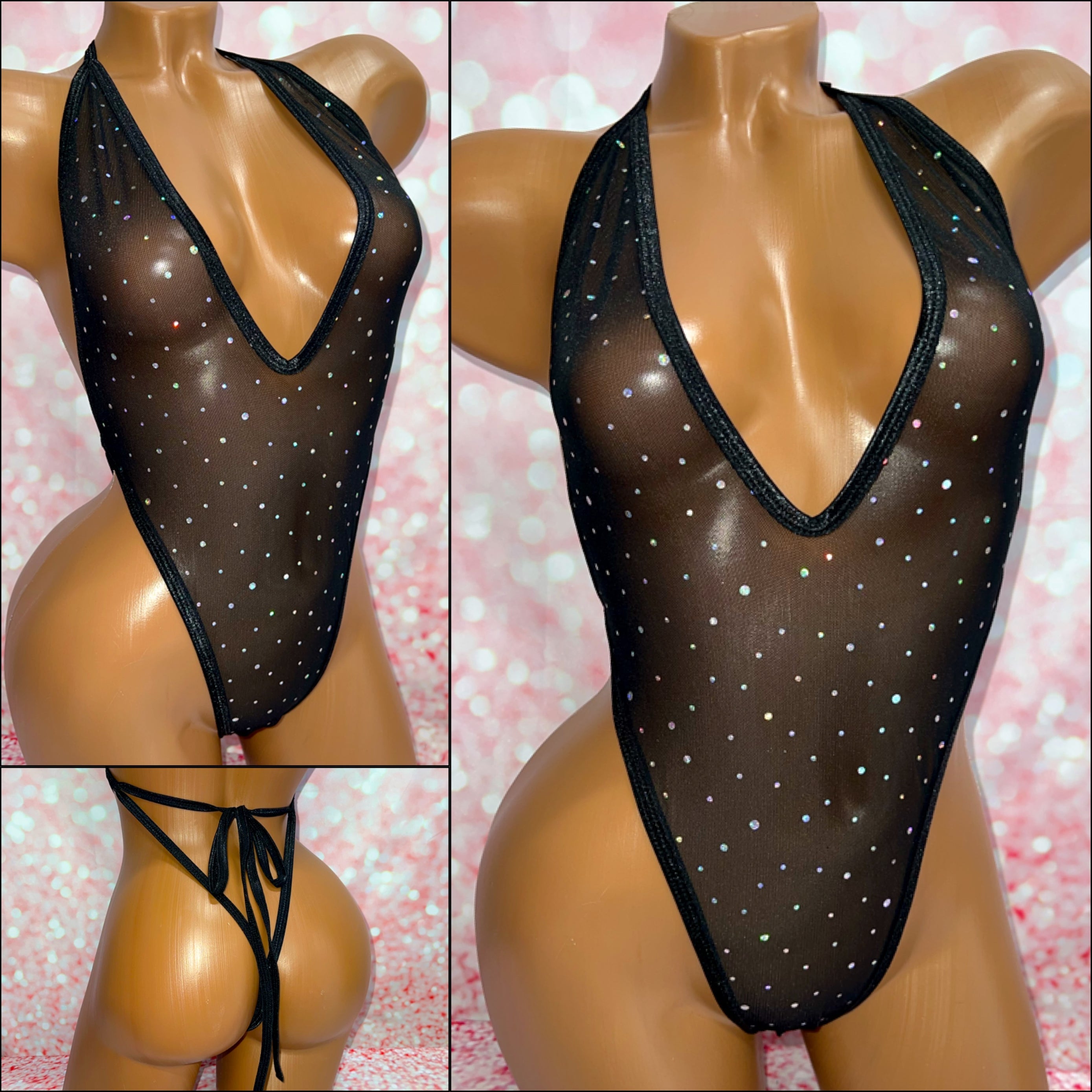 Sparkle Mesh One Piece - Multiple Colour Options