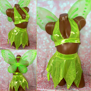 Green Fairy Skirt Set